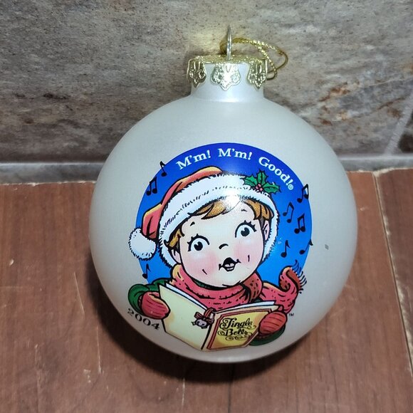 Campbells Soup Kids White Ball Ornament Collectors Edition 2004 - Picture 6 of 9